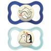image:imageMAM Supreme Baby Pacifier Newborns 16 Months Developed with Orthodontists Extra Air Flow for Sensitive Skin Glows in The Dark BPAFree Silicone Sterilizer Case Pack of 2 Made in EuropeBlue TealBlue Sky