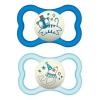 image:imageMAM Supreme Baby Pacifier Newborns 616 Months Developed with Orthodontists Extra Air Flow for Sensitive Skin Glows in The Dark BPAFree Silicone Sterilizer Case Pack of 2 Made in EuropeBoys