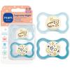 image:imageMAM Supreme Baby Pacifier Newborns 616 Months Developed with Orthodontists Extra Air Flow for Sensitive Skin Glows in The Dark BPAFree Silicone Sterilizer Case Pack of 2 Made in EuropeBlue TealBlue Sky