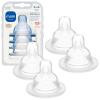 image:imageMAM Baby Bottle Nipple Mixed Flow Pack Slow Size 1 and Medium Flow Size 2 for Babies 0 Months Skin Soft BPA Free Silicone 94 Nipple Acceptance Fits All MAM Bottles 4 Pack Made in Europe1 Count Pack of 4