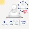 image:imageMAM Baby Bottle Nipple Mixed Flow Pack Slow Size 1 and Medium Flow Size 2 for Babies 0 Months Skin Soft BPA Free Silicone 94 Nipple Acceptance Fits All MAM Bottles 4 Pack Made in Europe1 Count Pack of 48