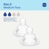 image:imageMAM Baby Bottle Nipples Slow Flow Size 1 for 0 Month Newborn Babies Skin Soft BPA Free Silicone 94 Nipple Acceptance Fits All MAM Bottles Developed with Medical Experts 4 Pack Made in Europe2 Count Pack of 1