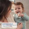 image:imageMAM Baby Toothbrush Training Brush 6 Months  Extra Soft Infant amp Toddler Toothbrush with Safety Shield Small Rounded Head for First Teeth amp Gums Indicator Bristles Non Slip Handle BPA FreePink