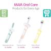 image:imageMAM Baby Toothbrush Training Brush 6 Months  Extra Soft Infant amp Toddler Toothbrush with Safety Shield Small Rounded Head for First Teeth amp Gums Indicator Bristles Non Slip Handle BPA FreePink