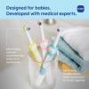 image:imageMAM Baby Toothbrush Training Brush 6 Months  Extra Soft Infant amp Toddler Toothbrush with Safety Shield Small Rounded Head for First Teeth amp Gums Indicator Bristles Non Slip Handle BPA FreeBlue