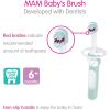 image:imageMAM Baby Toothbrush Training Brush 6 Months  Extra Soft Infant amp Toddler Toothbrush with Safety Shield Small Rounded Head for First Teeth amp Gums Indicator Bristles Non Slip Handle BPA FreePink
