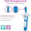 image:imageMAM Massaging Baby Toothbrush Gum Cleaner and Massager with Brushy The Bear Character Interactive App for Boys 3 Months BluePink