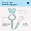 image:imageMAM Mini Cooler Baby Teether with Clip 2 Pack  Cooling Teething Rings for Teething Relief Lightweight EasyGrip Design Reaches Back Teeth Refrigerator Safe Infant Teething ToyBlue
