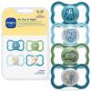 image:imageMAM Air Pacifier for Babies 616 Months Extra Air Flow for Sensitive Skin Glows in The Dark Developed with Medical Experts BPAFree Skin Soft Silicone 4 Count Made in EuropeBlue TealPeppermint GreenBlue Sky