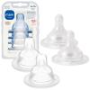 image:imageMAM Baby Bottle Nipple Mixed Flow Pack Slow Size 1 and Medium Flow Size 2 for Babies 0 Months Skin Soft BPA Free Silicone 94 Nipple Acceptance Fits All MAM Bottles 4 Pack Made in Europe1 Count Pack of 4
