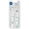 image:imageMAM Baby Toothbrush Training Brush 5 Months  Extra Soft Infant Toothbrush with Safety Shield Small Rounded Head for First Teeth amp Gums Indicator Bristles Non Slip Handle BPA Free 2 PackBlue