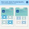 image:imageMAM Comfort Baby Pacifiers 312 Months Babies Lightweight OnePiece Full Silicone Binky BPAFree Nipple Easy to Clean Pacifier Best for Breastfed Babies 2 Count Sterilizer Case Made in EuropeGrey GreenSapphire