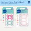 image:imageMAM Comfort Baby Pacifiers 312 Months Babies Lightweight OnePiece Full Silicone Binky BPAFree Nipple Easy to Clean Pacifier Best for Breastfed Babies 2 Count Sterilizer Case Made in EuropeCherry blossomGrey Green