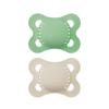 image:imageMAM Original Latex Baby Pacifier 616 Months Binky for Newborn Babies BPAFree Skin Soft Silicone Nipple Easy to Clean Developed with Medical Experts 2 Count With Sterilizer Case Made in EuropePeppermint GreenCotton