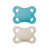 image:imageMAM Original Latex Baby Pacifier 616 Months Binky for Newborn Babies BPAFree Skin Soft Silicone Nipple Easy to Clean Developed with Medical Experts 2 Count With Sterilizer Case Made in EuropeBlue TealCotton