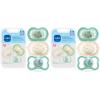 image:imageMAM Variety Pack Baby Pacifier Includes 3 Types of Pacifiers Nipple Shape Helps Promote Healthy Oral Development 3 Pack 616 Months UnisexOpaque  Ivory White  Linen