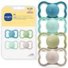 image:imageMAM Air Pacifier for Babies 616 Months Extra Air Flow for Sensitive Skin Developed with Medical Experts BPAFree Skin Soft Silicone 4 Count Made in EuropeBlue TealPeppermint GreenPale MintDune