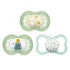 image:imagePacifier 16 Months Variety Pack 1 Original 1 Air  1 Night Pacifier Unisex 3CountPale Mint  Teal