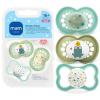 image:imagePacifier 16 Months Variety Pack 1 Original 1 Air  1 Night Pacifier Unisex 3CountPeppermint GreenPale Mint