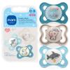 image:imageMAM Variety Pack Baby Pacifier Includes 3 Types of Pacifiers Nipple Shape Helps Promote Healthy Oral Development 3 Pack 06 Months GirlBlue TealBlue SkyCotton