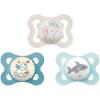 image:imageMAM Variety Pack Baby Pacifier Includes 3 Types of Pacifiers Nipple Shape Helps Promote Healthy Oral Development 3 Pack 06 Months GirlLinen  Powder Blue  Linen