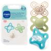 image:imageMAM Variety Pack Baby Pacifier Includes 3 Types of Pacifiers Nipple Shape Helps Promote Healthy Oral Development 3 Pack 06 Months GirlPeppermint Green Ice WaterCotton