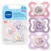 image:imageMAM Variety Pack Baby Pacifier Includes 3 Types of Pacifiers Nipple Shape Helps Promote Healthy Oral Development 3 Pack 06 Months GirlPurple IrisFairy Dust
