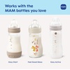 image:imageMAM Baby Formula Dispenser  Spill Proof Travel Milk Formula Container with 3 Compartments 14oz  40g Each Also Fits Bottle Nipples Snacks Pacifiers Dishwasher Safe Made in Europe