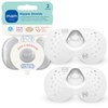 image:imageMAM Nipple Shields for Breastfeeding Medium 20mm  Ultra Thin Silicone Shield for Latch Assist Protects Sore or Flat Nipples SkinSoft Surface Sterilizing Case Included BPA Free 2 Pack20mm