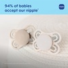 image:imageMAM Perfect Baby Premium Pacifier 06 Months Extra Thin Nipple 2 PackBlue  Beige