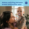 image:imageMAM Perfect Baby Premium Pacifier 06 Months Extra Thin Nipple 2 PackBlue  Beige