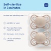 image:imageMAM Perfect Baby Premium Pacifier 06 Months Extra Thin Nipple 2 PackFairy DustShell