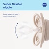 image:imageMAM Perfect Baby Premium Pacifier 06 Months Extra Thin Nipple 2 PackFairy DustShell