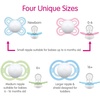 image:imageMAM Perfect Baby Premium Pacifier 06 Months Extra Thin Nipple 2 PackShellButter Yellow