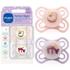 image:imageMAM Perfect Baby Premium Pacifier 06 Months Extra Thin Nipple 2 PackFairy DustShell